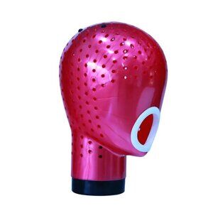 Red Hair Styling Mannequin Head